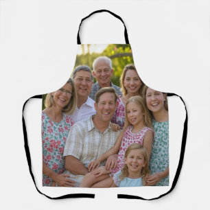 Add Family Reunion Photo Customise Apron
