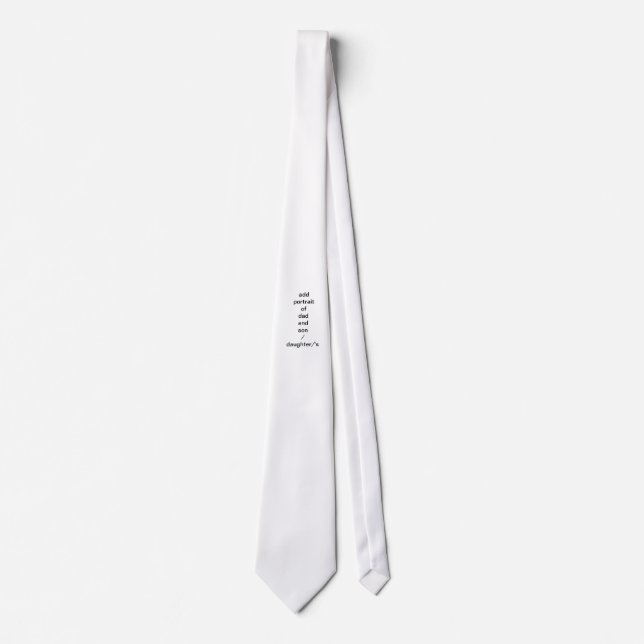 add foto dad "n son/daughter/'s" tie (Front)