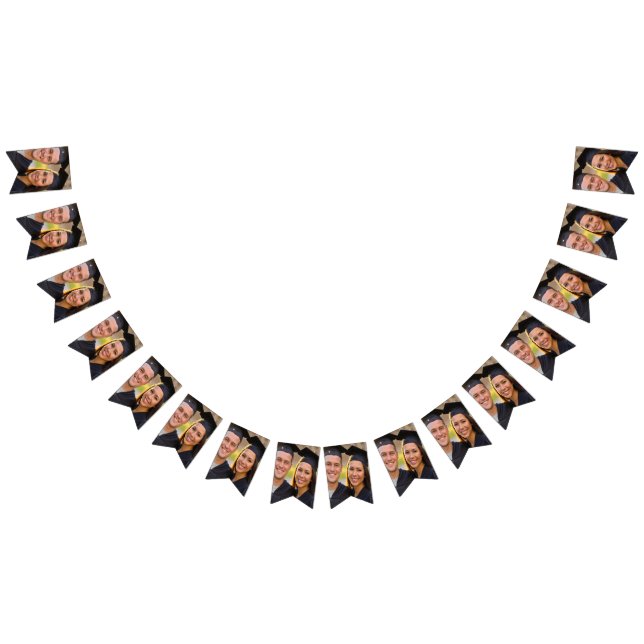 Add Graduation Photo Customise Bunting (All)