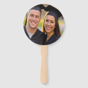 Add Graduation Photo Customise Hand Fan