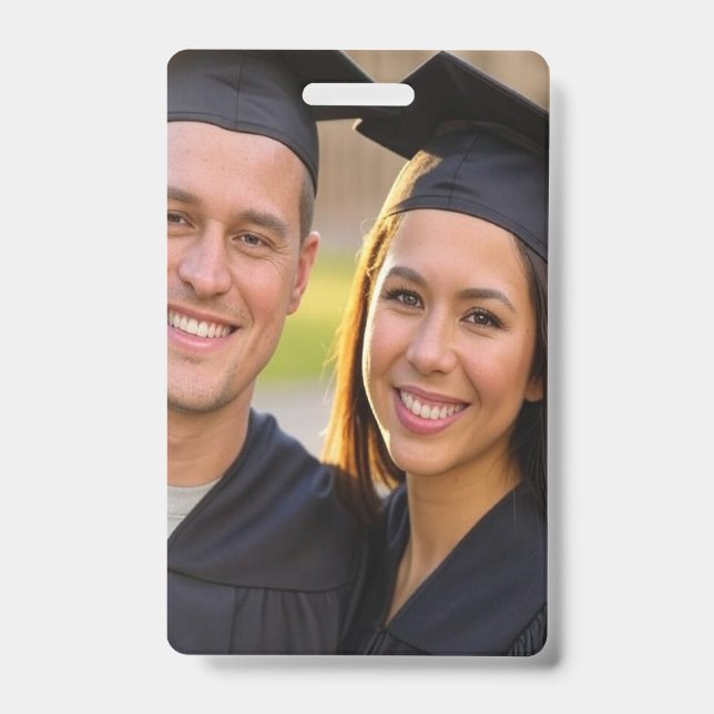 Add Graduation Photo Customise ID Badge (Front)
