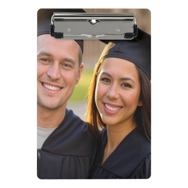 Add Graduation Photo Customise Mini Clipboard (Front)