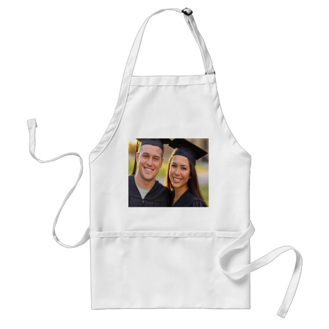 Add Graduation Photo Customise Standard Apron (Front)