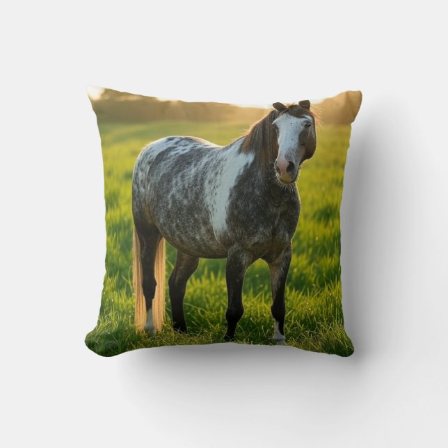 Add Horse Photo Customise Cushion (Front)