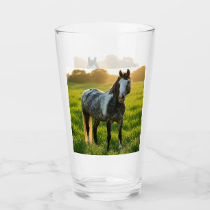 Add Horse Photo Customise Glass