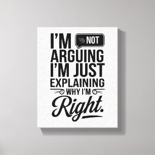 Add Humour to Your Space – Bold & Witty Canvas Print