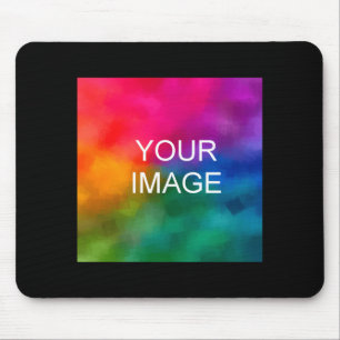Add Image Photo Template Mens Double Sided Basic  Mouse Pad