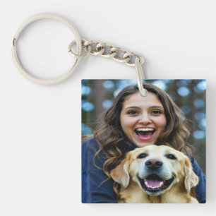 Add Labrador Retriever Photo Personalise Key Ring