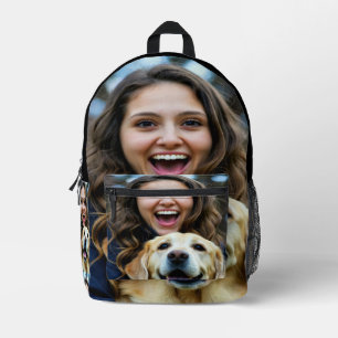 Add Labrador Retriever Photo Personalise Printed Backpack