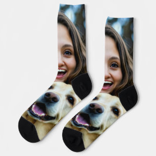 Add Labrador Retriever Photo Personalise Socks