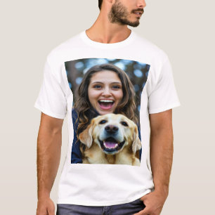 Add Labrador Retriever Photo Personalise T-Shirt