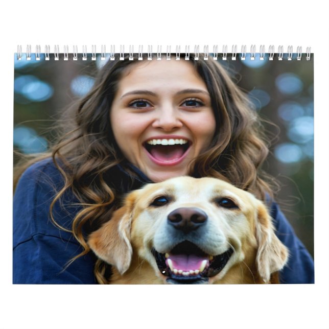 Add Labrador Retriever Photo Personalize Calendar (Cover)