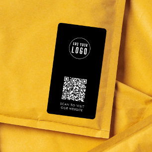 Add Logo and QR Code Custom Colour Packaging Label