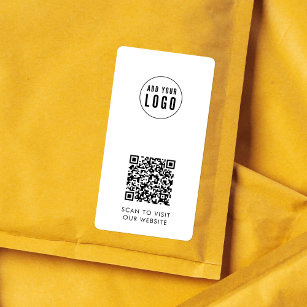 Add Logo and Your Business QR Code Packaging Label