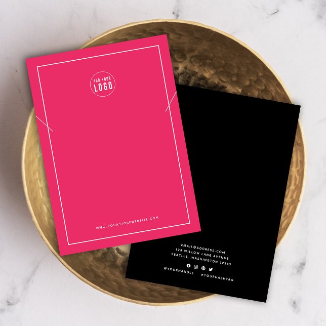 Add Logo Border Custom Colour Necklace Display Car (Creator Uploaded)