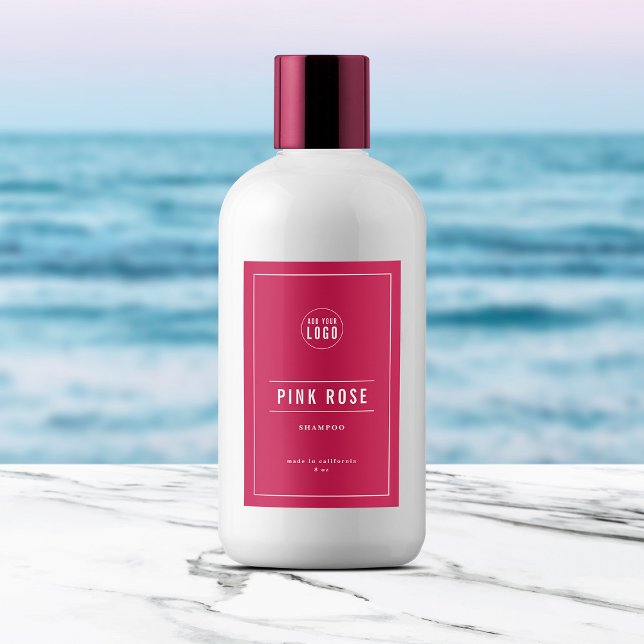 Add Logo Border & Lines Custom Colour Product Labe Wine Label (Creator Uploaded)