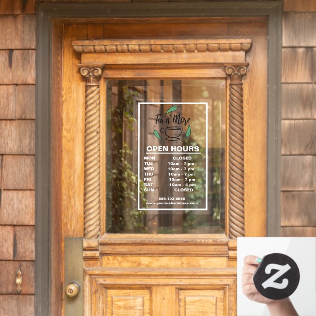 Add Logo Business Window Signs Decals (Home Door)