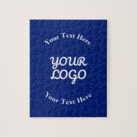 Add Logo Dark Navy Blue & White with Border