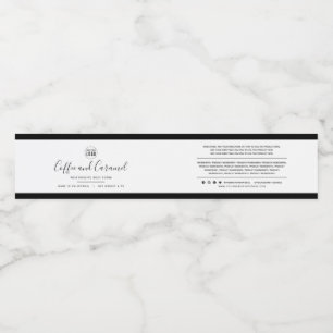 Add Logo Editable Colour Ingredients Product Label