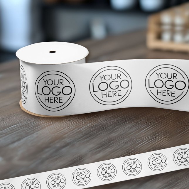 Add Logo for Business Branding Satin Ribbon (Custom Ribbon - Add your logo for business branding and choose a size)