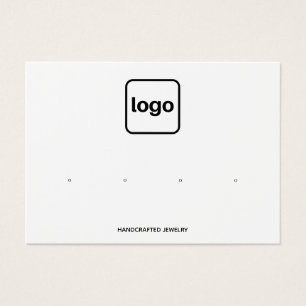 Add Logo Horizontal Four Earring Hole Sets Display