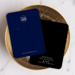Add Logo Modern Custom Colour Earring Display Card