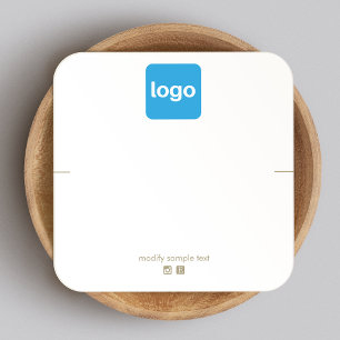  Add Logo Necklace Square Display Holder 