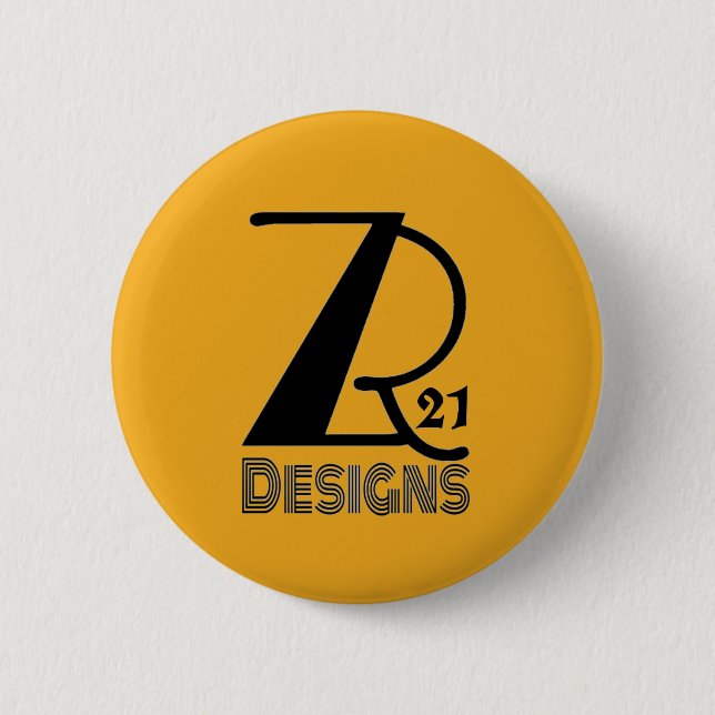 Add Logo or Brand. ZR21designs Gold Button (Front)