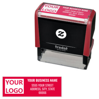 Add Logo or Photo Name Address Colour Stamp Exampl