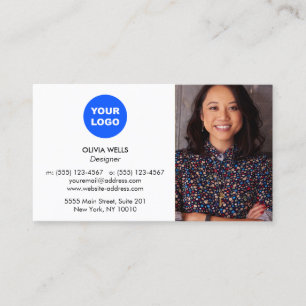 Add Logo Photo Professional Business Card