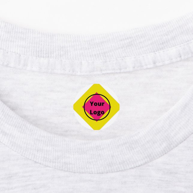 Add logo pink yellow shape (Affixed)