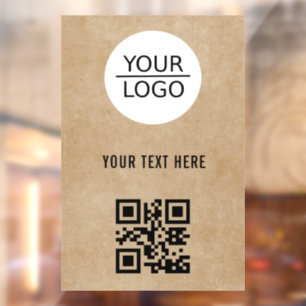 Add Logo QR Code Custom Text Promotion 