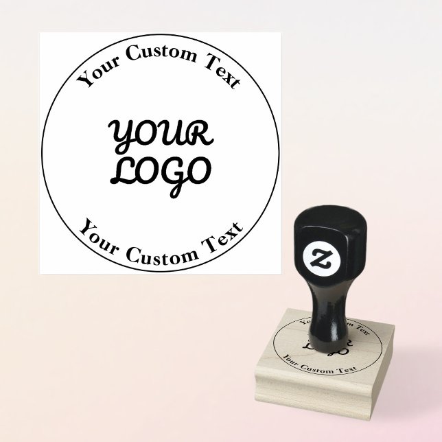 Add Logo Simple Editable Design Rubber Stamp (Creator Uploaded)