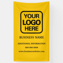 Add Logo Simple Modern Profession Yellow Black