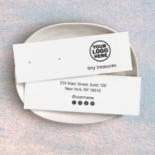 Add Logo Stud Earring  Display Card