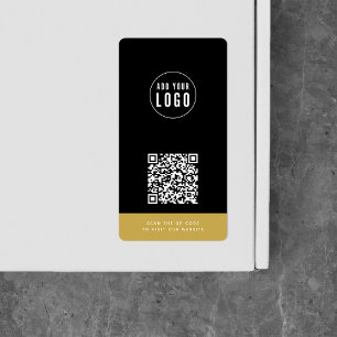 Add Logo & Website QR Code Custom Contrast Colours