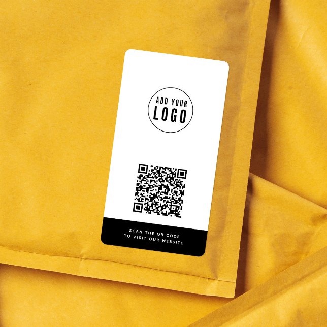 Add Logo & Website QR Code Custom Contrast Colours (Creator Uploaded)