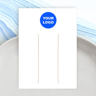 Add Logo White Hair Clip Display