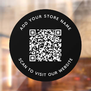 Add Name and Your Website QR Code Custom Color