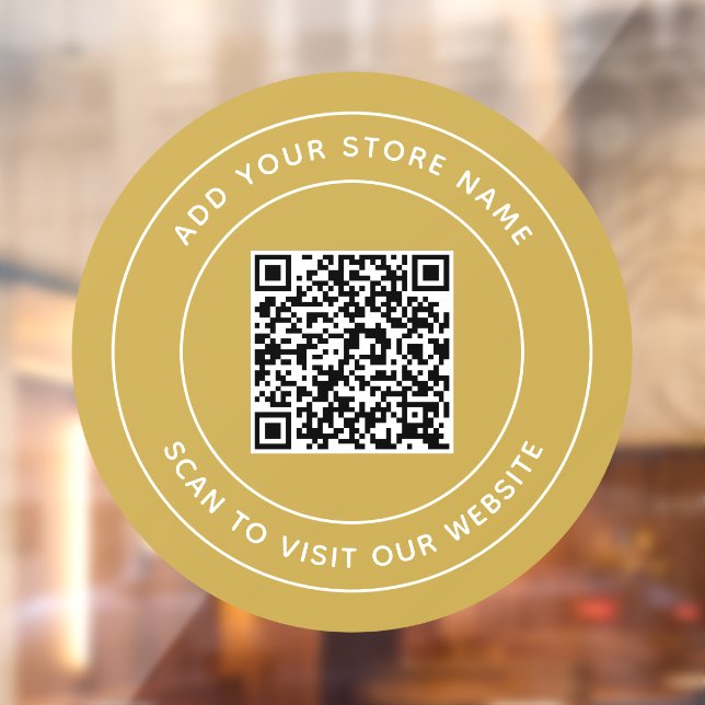 Add Name and Your Website QR Code Custom Colour (Sheet 2)