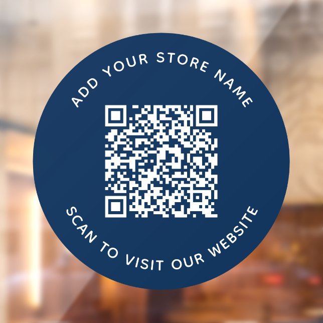 Add Name and Your Website QR Code Custom Colour (Sheet 2)