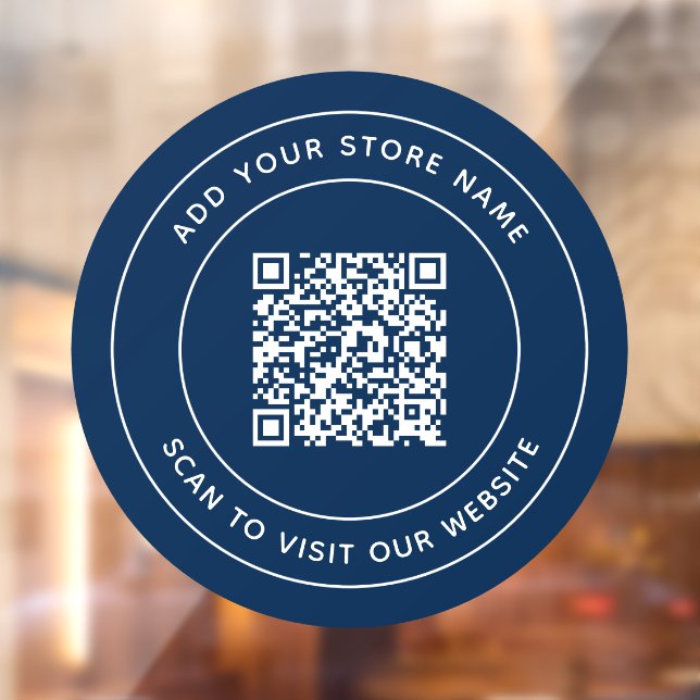 Add Name and Your Website QR Code Custom Colour (Sheet 2)