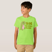 Add Name Big Brother Dinosaur Print T-Shirt (Front Full)