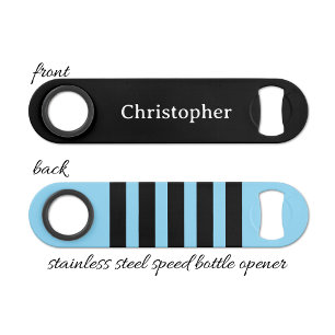 Add name black and blue