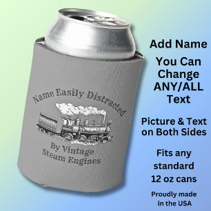Add Name Change ALL Text Easily Distracted Steam   Can Cooler