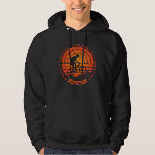Add Name Change All Text Mountain Bike One Ball Hoodie