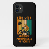 Add Name Change ALL Text Ride Wild Mountain Biker