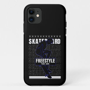 Add Name Change Text Freestyle Skateboard Rider    Case-Mate iPhone Case