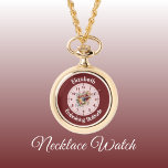 Add name floral introvert solitude pink<br><div class="desc">This beautiful necklace watch, is perfect for introverts who cherish their "me time." Featuring the calming phrase "Embracing Solitude, " this piece is more than just a timekeeper—it's a stylish statement of self-care. Adorned with a delicate floral design, it adds a touch of nature to your everyday look. Whether you're...</div>