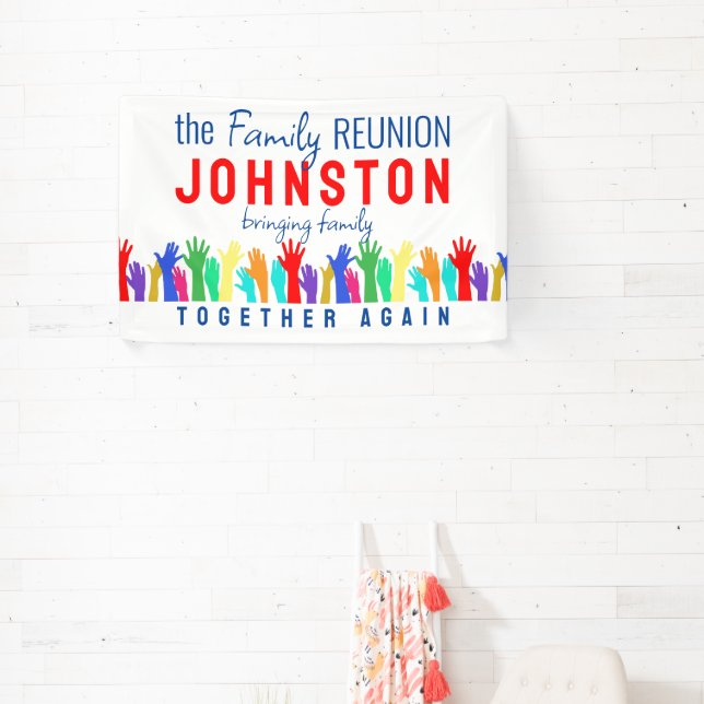 Add Name Fun Family Reunion Banner (Insitu)